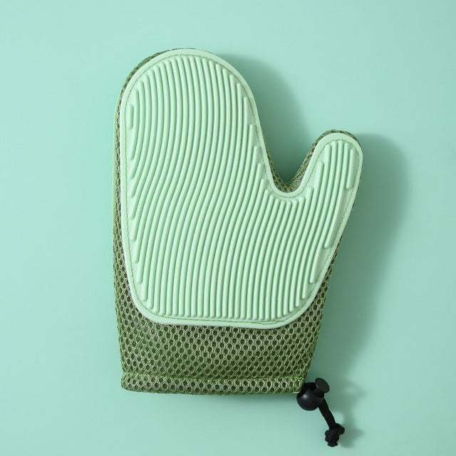 Massage Gloves and Pet Hair Removal Brushes