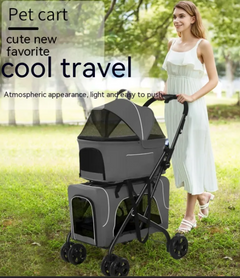 Small Dog Lightweight Folding Dog Trolley