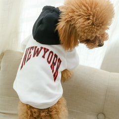 Casual Hooded Sweatshirt for Pets in Cotton