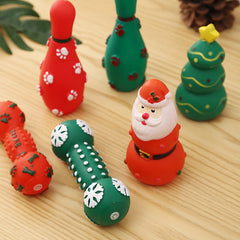Christmas Dog Toys - Durable Chew and Squeak