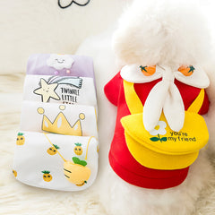 Cute Cartoon Pet Clothes for Autumn/Winter
