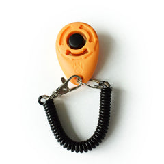 Adjustable Dog Training Clicker with Keychain
