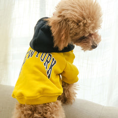 Casual Hooded Sweatshirt for Pets in Cotton