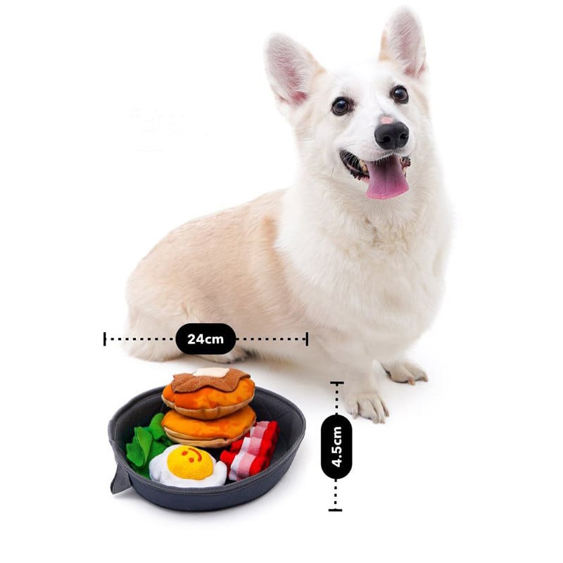 Vocal Toys for Pets - Sniffing Breakfast Pot