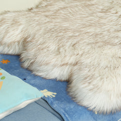 Pet Dog Supplies Faux Fur Thick Dog Mat for Large Dogs
