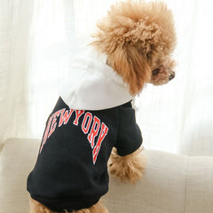 Casual Hooded Sweatshirt for Pets in Cotton