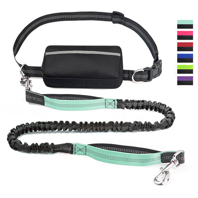 Cross-Border Pet Running Waist Bag with Leash