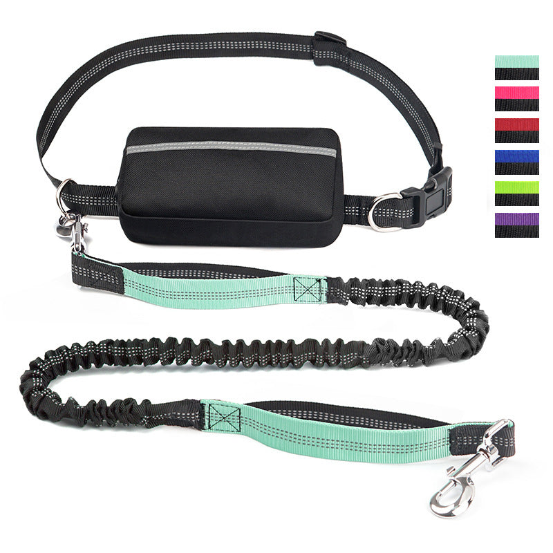 Cross-Border Pet Running Waist Bag with Leash