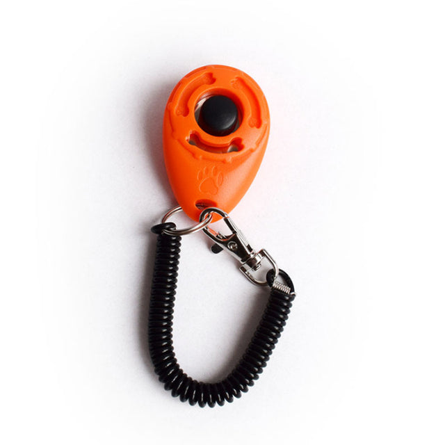 Adjustable Dog Training Clicker with Keychain