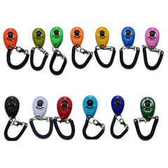 Adjustable Dog Training Clicker with Keychain