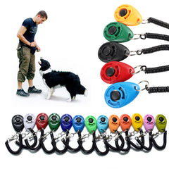 Adjustable Dog Training Clicker with Keychain